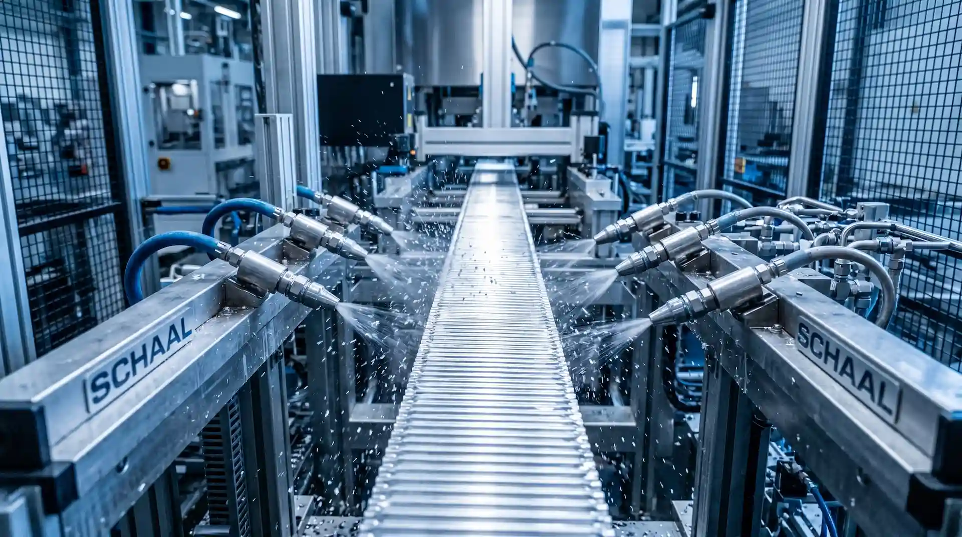 Zintegrowana instalacja czyszcząca SCHAAL w reżimie czystości technicznej MAHLE